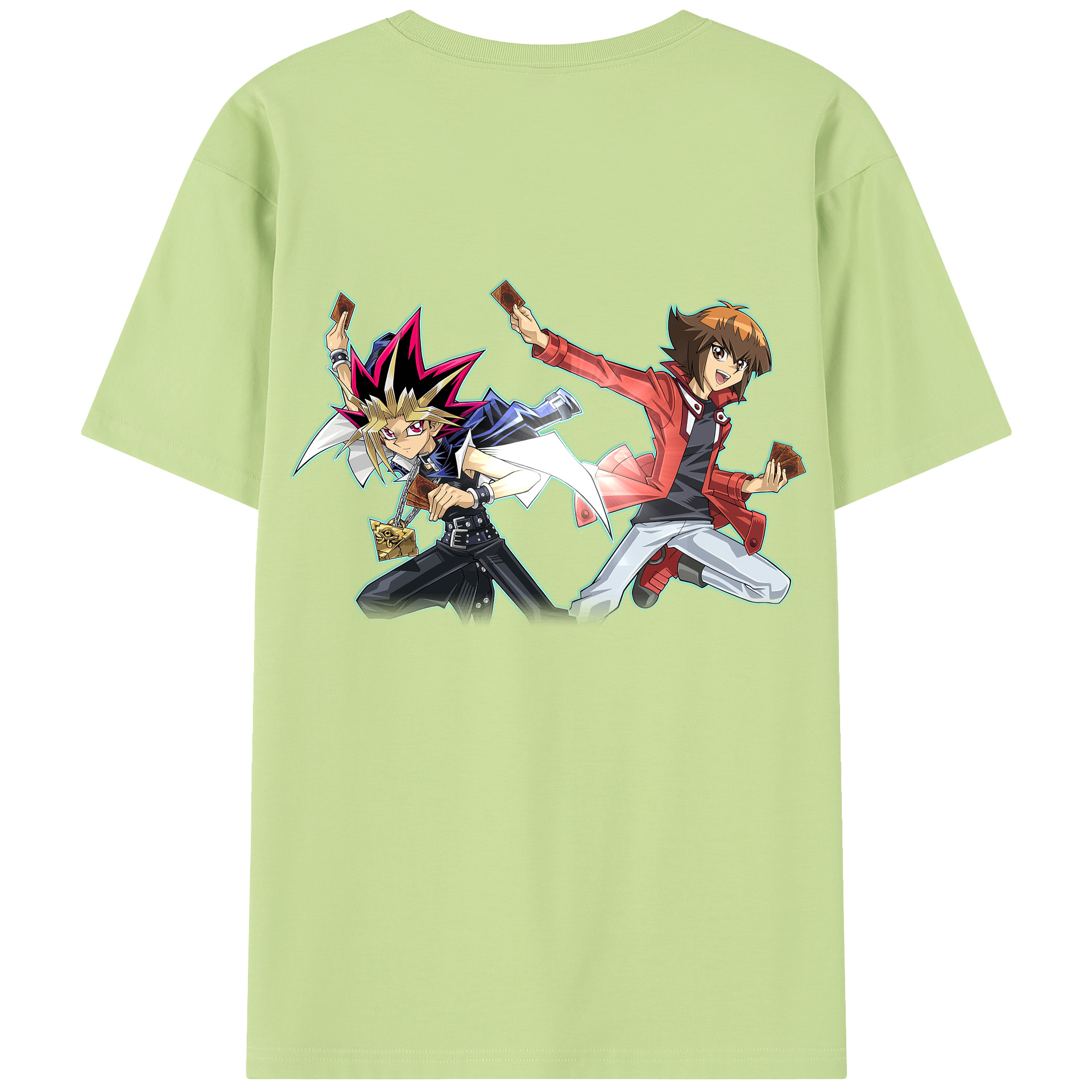 （画像用） 遊☆戯☆王 Yu-Gi-Oh! 綿100％半袖Tシャツ（背面プリント）